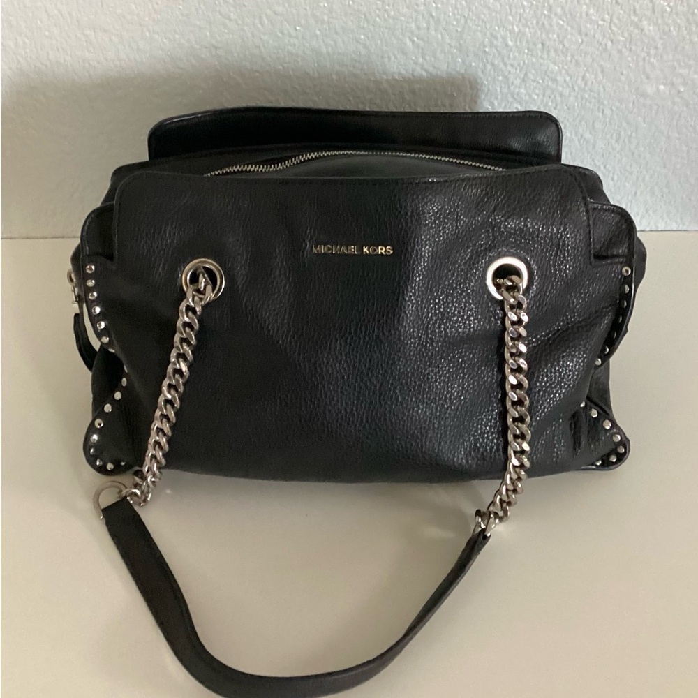 Michael Kors Astor Black Shoulder Bag